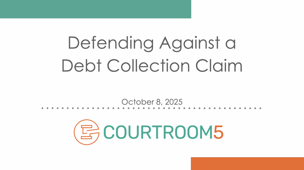 Defending Against a Debt Collection Claim