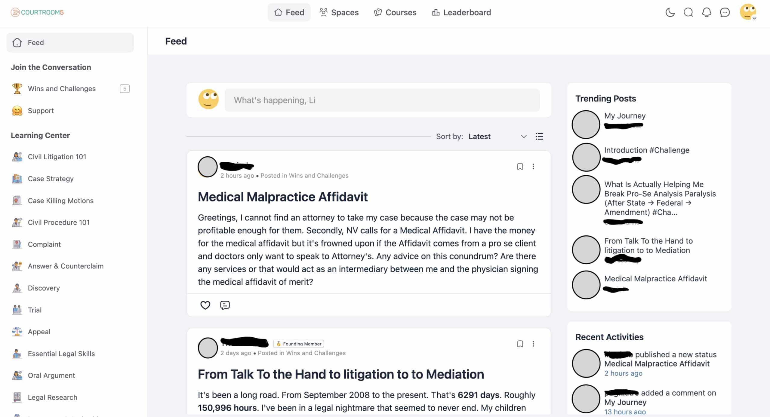 Courtroom5 Community