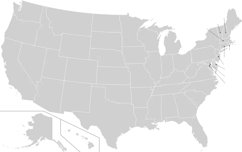 Map of USA