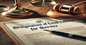 Ensure Receipt of Court Filings: Designating an Email Address for Service