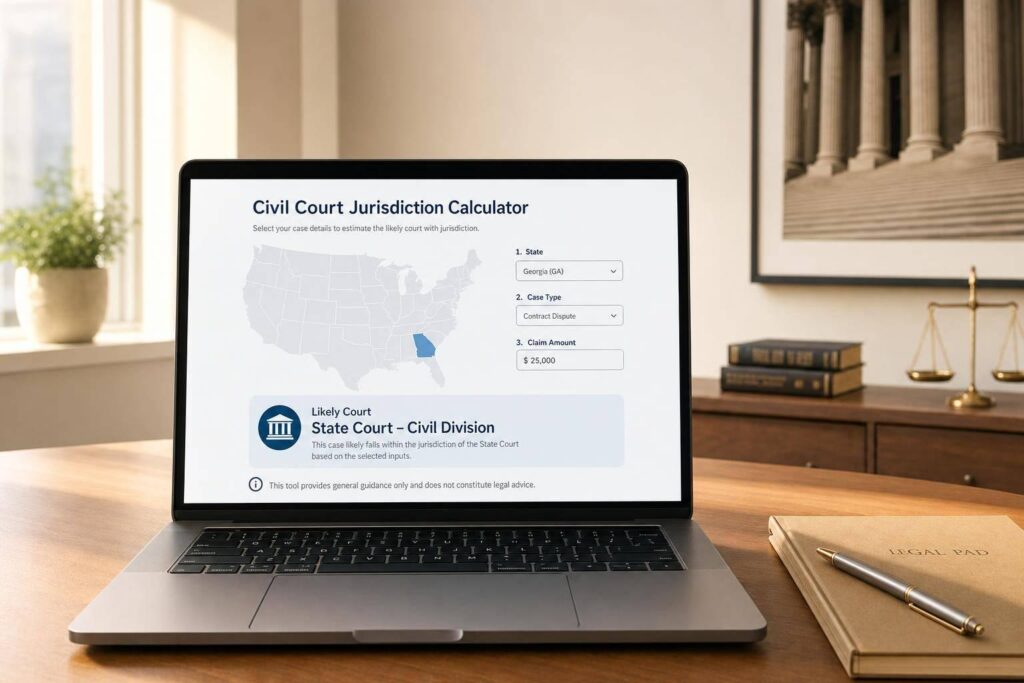 Civil Court Jurisdiction Calculator