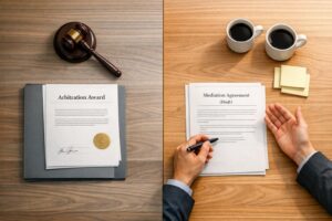 Arbitration vs. Mediation Agreements