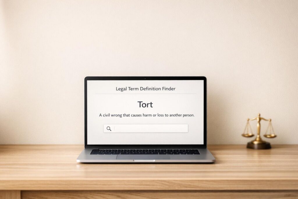 Legal Term Definition Finder