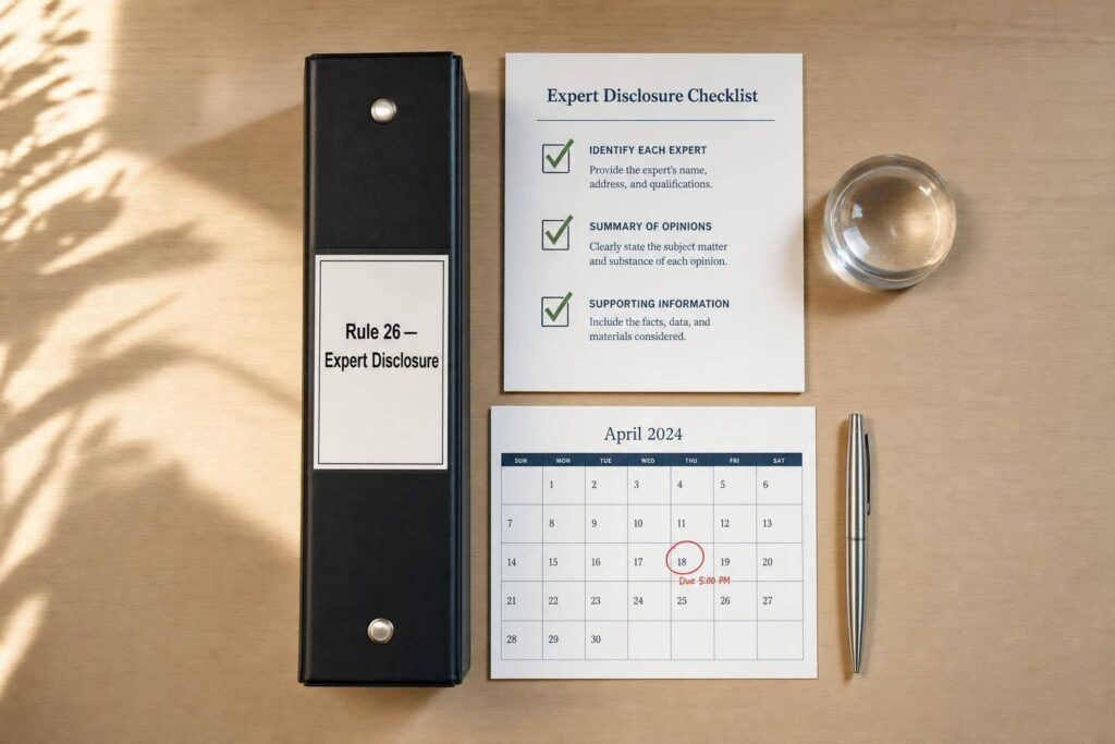 Rule 26 Explained: Expert Witness Disclosures