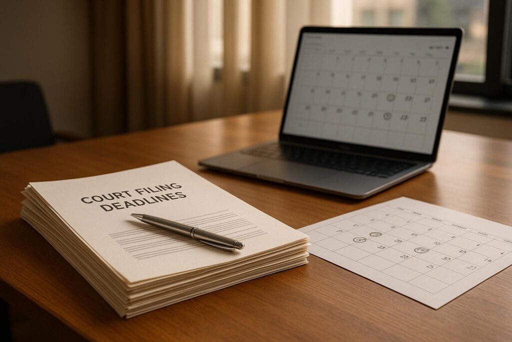 Understanding Court Filing Deadlines