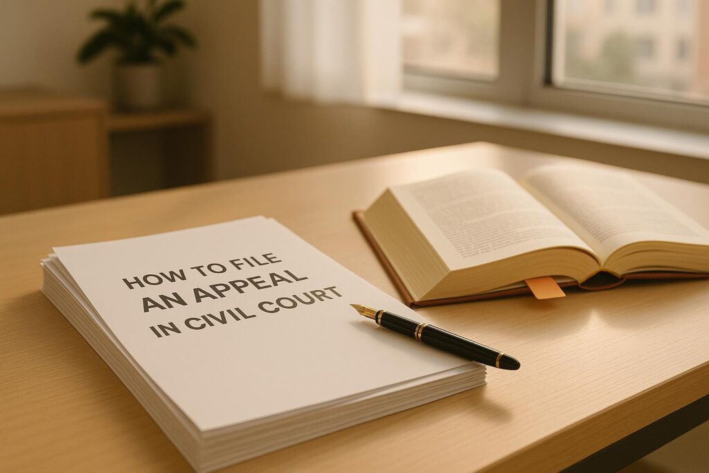 How to File an Appeal in Civil Court