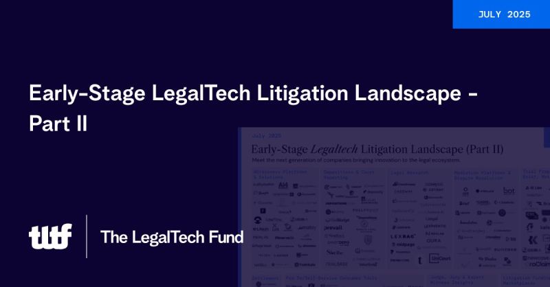 The LegalTech Fund Features Courtroom5 in Litigation Landscape Map