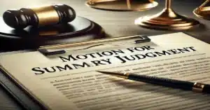 Ending a Case Early: Filing a Motion for Summary Judgment
